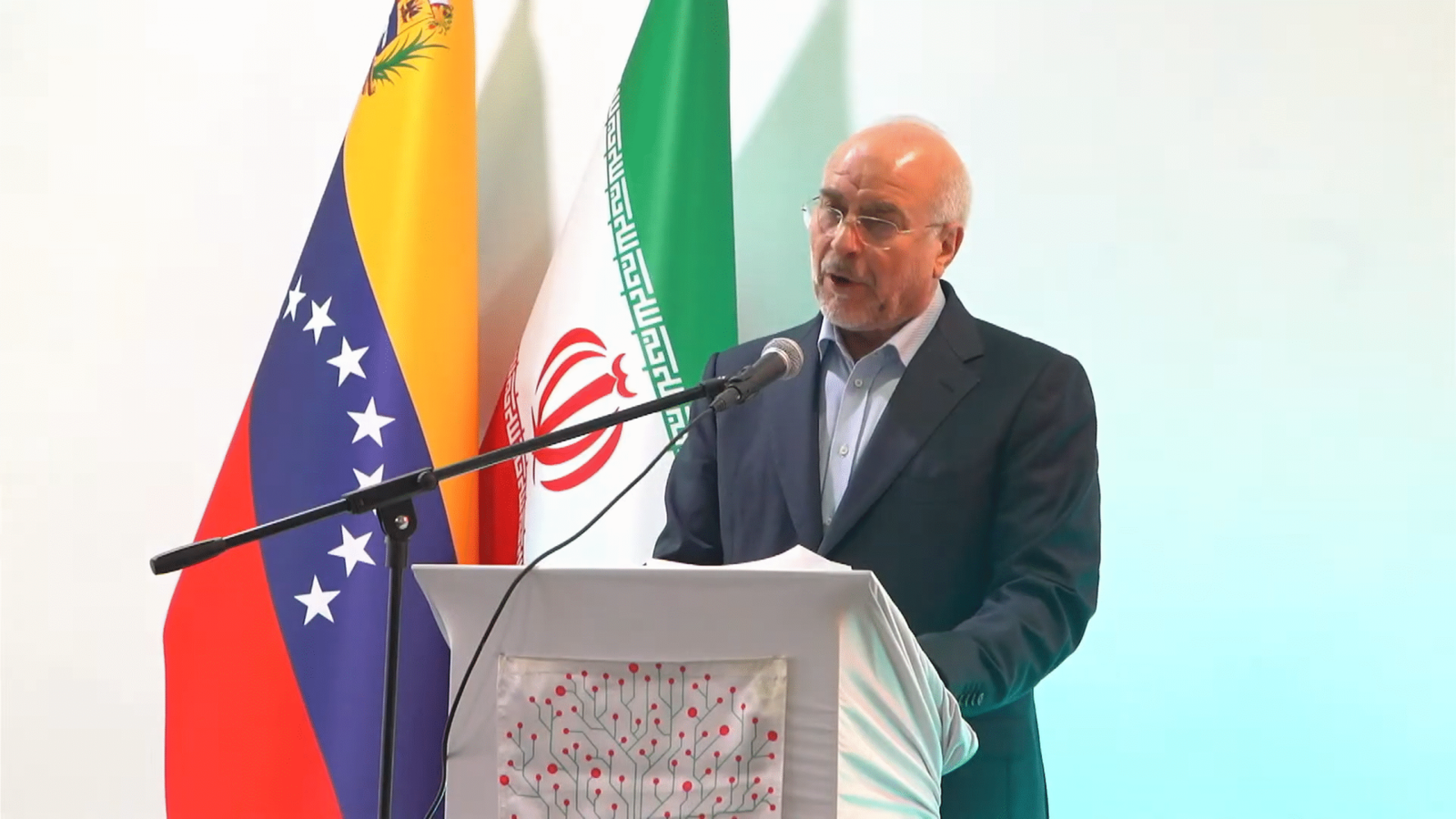 Iranian Parliament Speaker Mohammad Bagher Ghalibaf